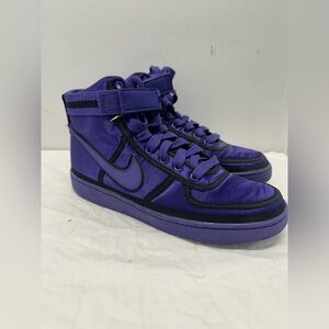 Nike Vandal High Court  Purple Satin Sneakers Shoes Size Men 9,5